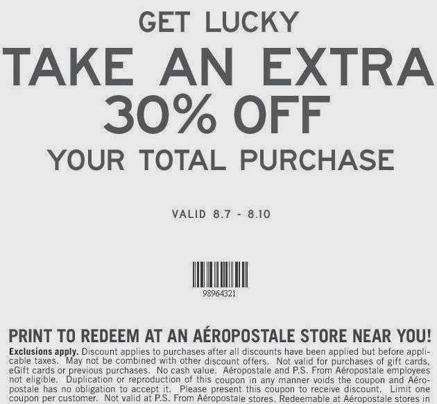 aeropostale coupons 2018