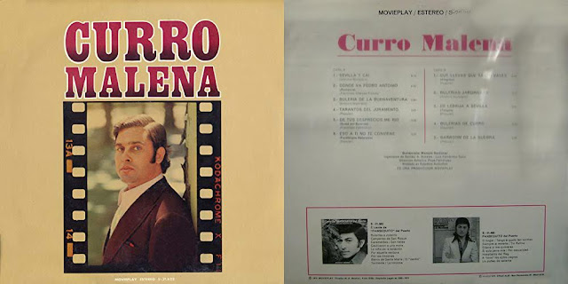 CURRO MALENA “CURRO MALENA” MOVIEPLAY 1974  GUITARRA: MANOLO SANLÚCAR