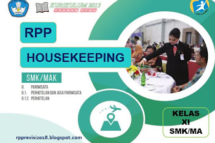 RPP Housekeeping Kelas 11 SMK Kurikulum 2013 Revisi 2017 