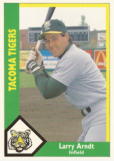 Larry Arndt 1990 Tacoma Tigers card