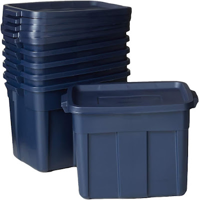 Use storage totes to pack up your classroom at the end of the school year