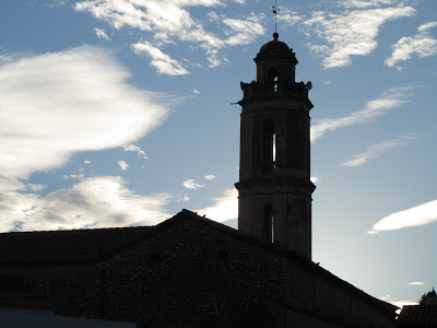 Trencacàntirs, torrent Mal a La Bisbal del Penedès; campanar de l'església de Santa Maria a La Bisbal del Penedès