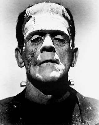 Boris Karloff as the Monster in Universal's Frankenstein.