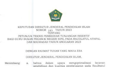 Terbaru Download JUKNIS TUNJANGAN INSENTIF GBPNS TAHUN 2023