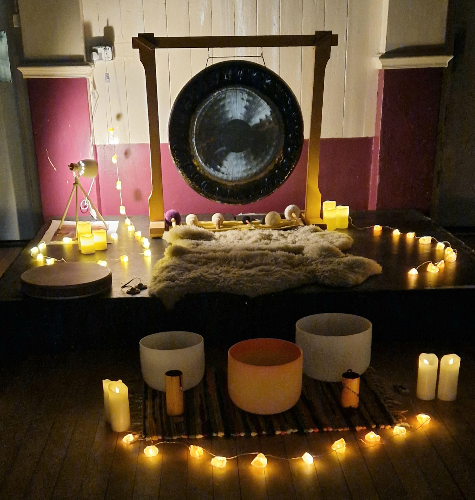 Gong Bath at Chingford in East London