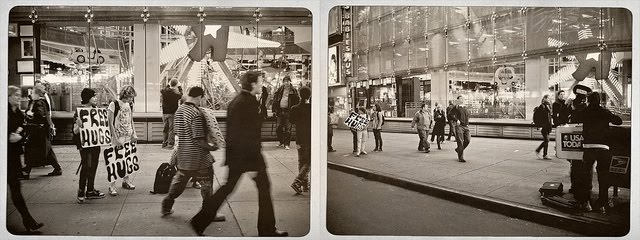 Walk In New York - Free Hugs - Times Square Film