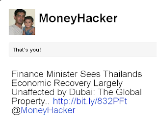 money hacker in twitter