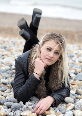 Hannah Bown on Beach