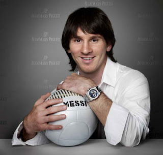 Lionel Messi smiles greatly