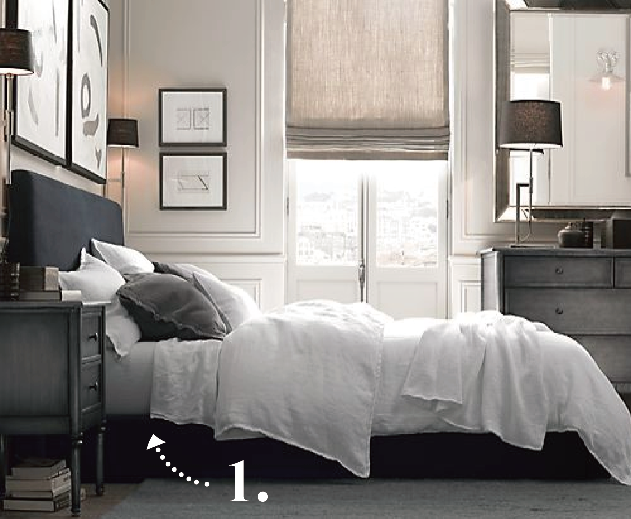 Restoration Hardware Catalogue - Bedroom title=