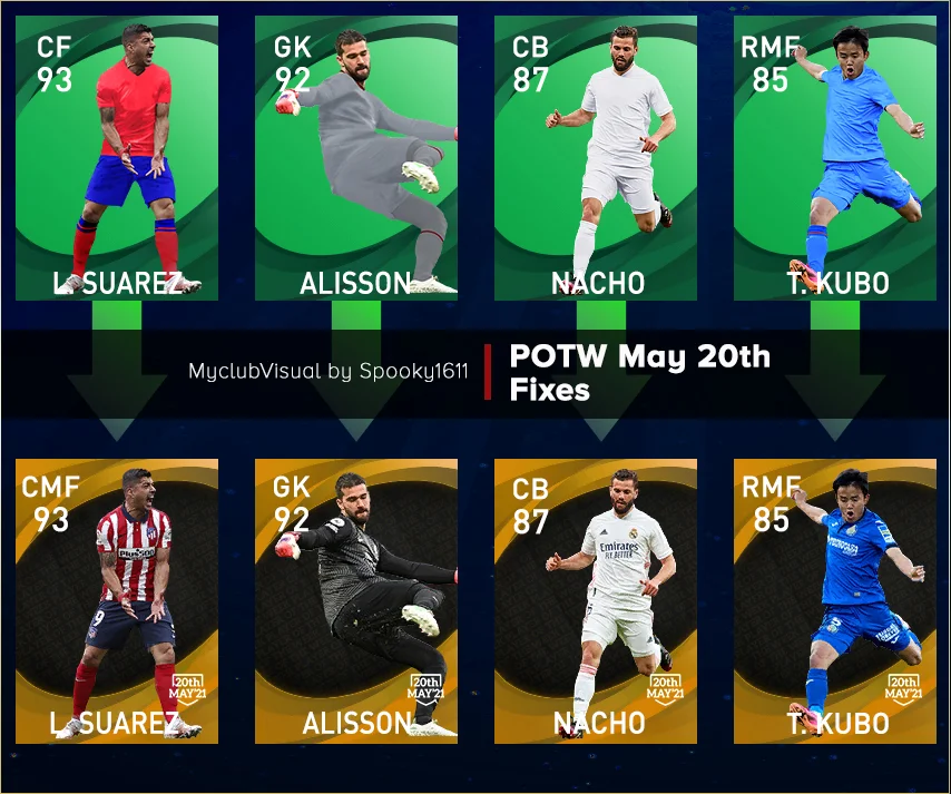 PES 2021 myClub Visual Update