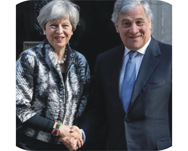 Mrs May and Mr Tajani