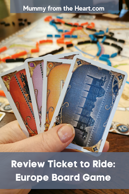 Review of Ticket to Ride:Europe board game. Great fun for all the family and especially good for getting your teenagers involved.