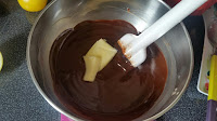 beurre ajouté ganache