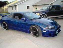 Mitsubishi Eclipse Full Body Car Airbrush