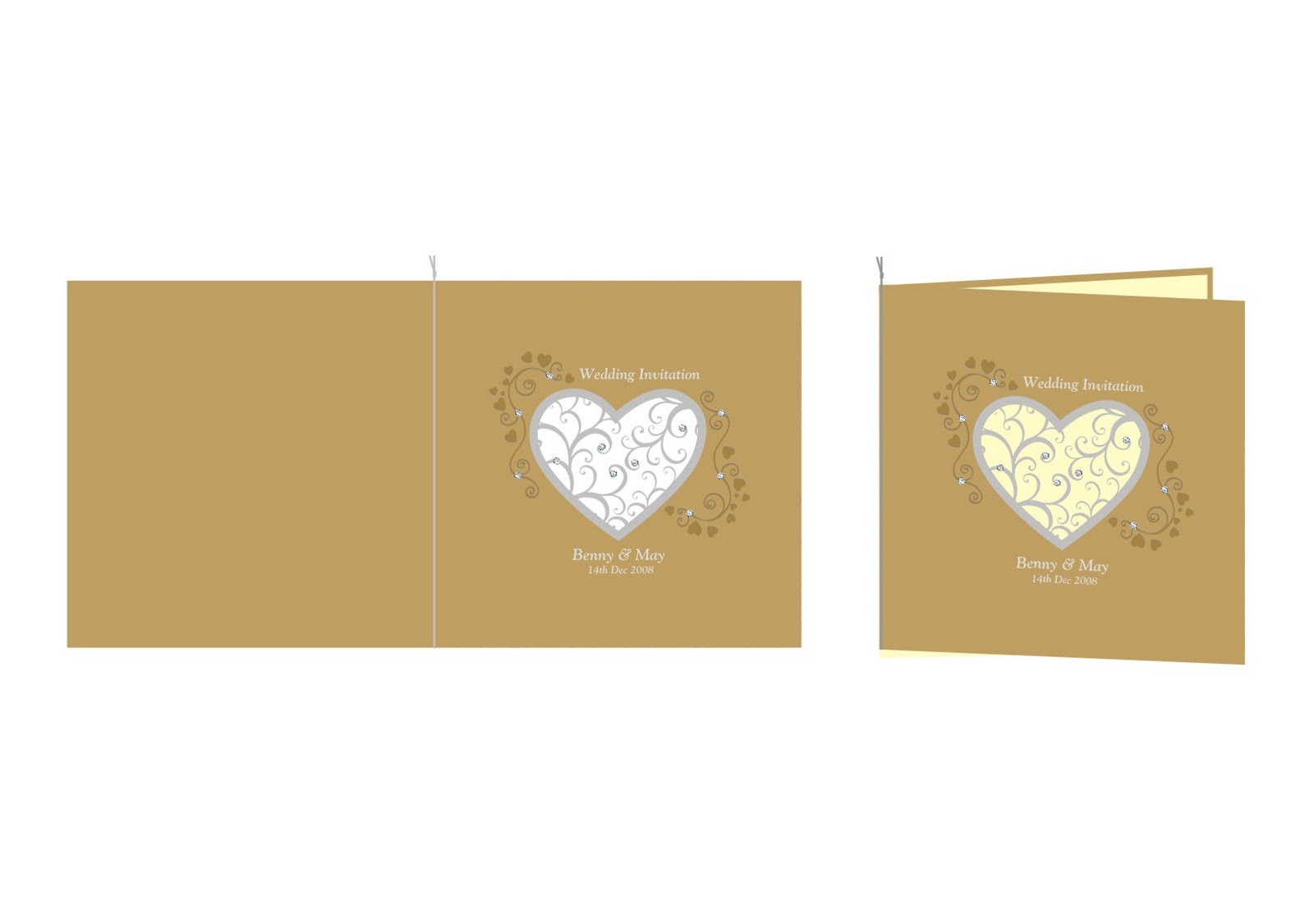 personal wedding cards