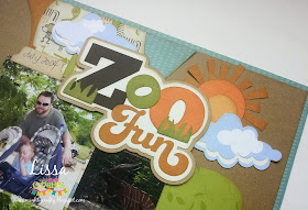 Zoo Fun layout by Lissa Mitchell for Miss Kate Cuttables