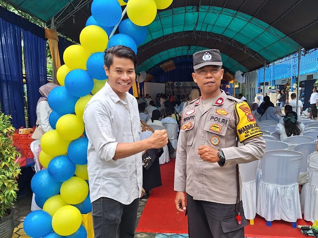 Polsek Balikpapan Utara Amankan Festival Mahakarya Anak Hebat di TK Putra 1