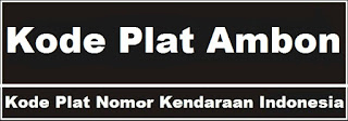 Kode Plat Nomor Kendaraan Ambon