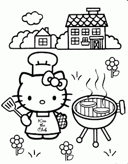 Hello Kitty for Coloring, part 6