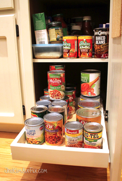 Pull out cabinet shelves