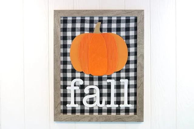 pumpkin fall sign