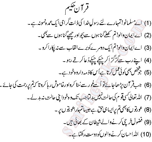 Urdu Islamic Aqwal Zareen from