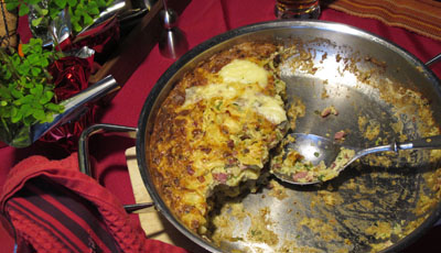 Ham and Mushroom Pasta Bake