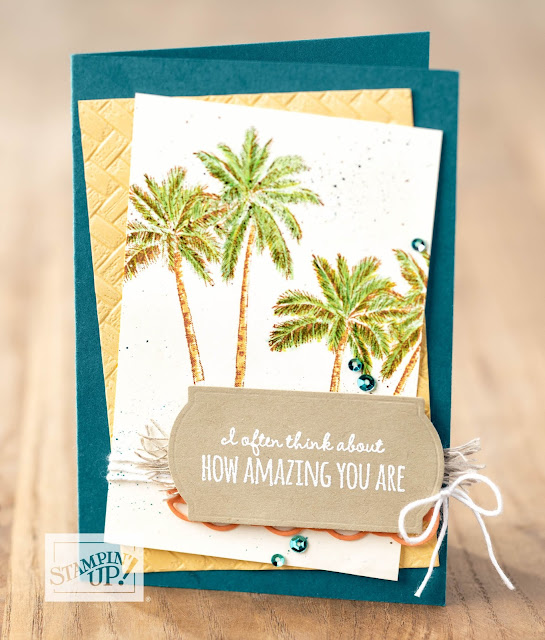 Nigezza Creates a Spotlight on Stampin' Up!s Tropical Oasis