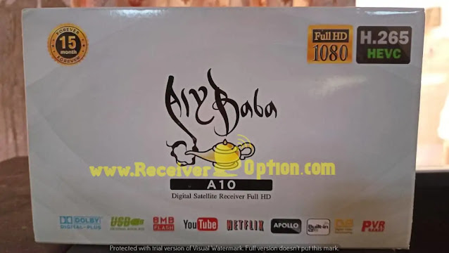 ALY BABA A10 BUILT IN WIFI HD RECEIVER NEW SOFTWARE V1.12 20 OCTOBER 2023
