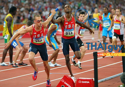 olympics track and field baton guy that guy funny blog