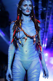 Avatar Look In Art Body Painting Themes