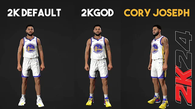 NBA 2K24 Cory Joseph Cyberface & Body Update