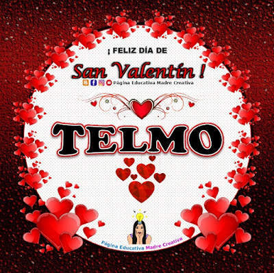 Feliz Día de San Valentín - Nombre Telmo
