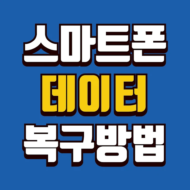 스마트폰(휴대폰) 데이터 복구 전문가가 알려주는 100% 안전한 데이터 복원 비법