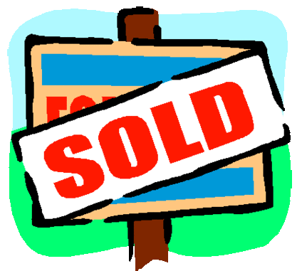 real estate sign sold. real estate sign clip art.