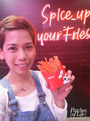 with my large Jollibee Crispy Spice Fries 