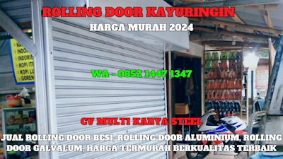 GAMBAR, DAFTAR, HARGA, PINTU, LIPAT, ROLLING DOOR, ALUMINIUM, GALVALUM, PER METER, MURAH, KAYURINGIN, TERBARU, 2024