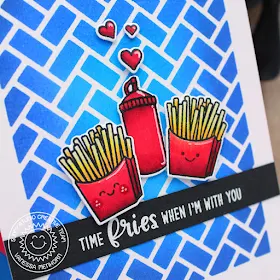 Sunny Studio Stamps: Frilly Frame Dies Fast Food Fun Breakfast Puns Punny Friendship Card by Vanessa Menhorn