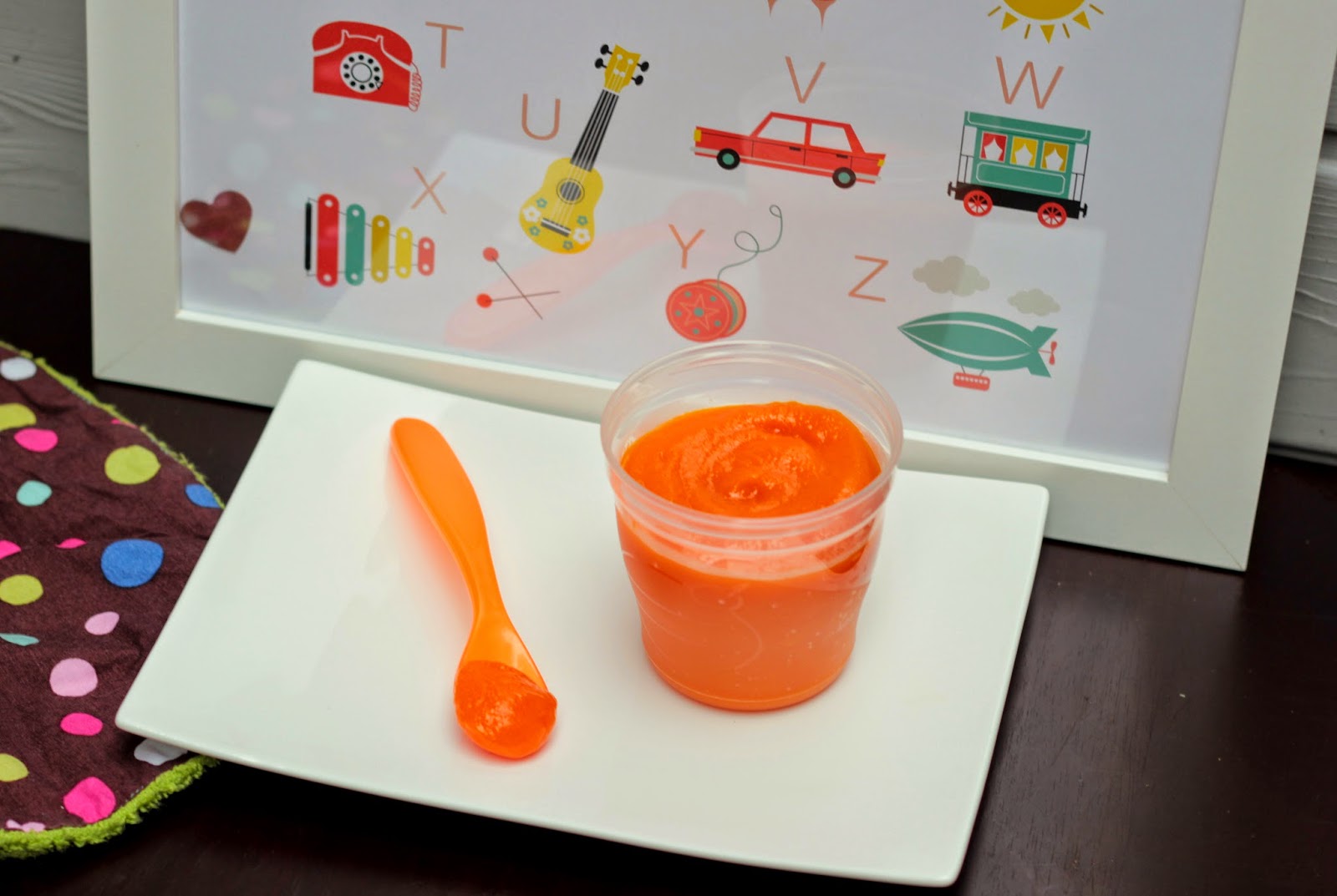 Camelie Ma Premiere Puree De Carottes Toute Douce Pour Bebe Des 4 Mois Trucs Et Astuces