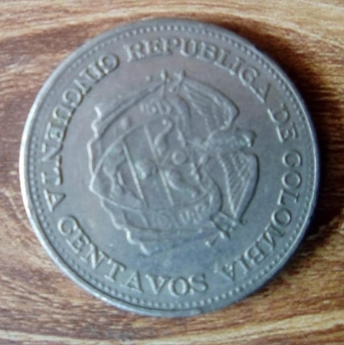 [COD202333C] Moneda 50 Centavos 1959 con Giro