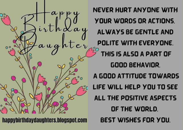 Birthday message for adult daughter