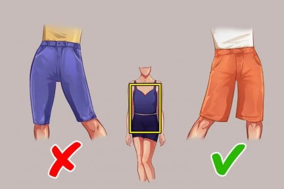 Bỏ túi hướng dẫn chọn quần short nữ theo dáng người