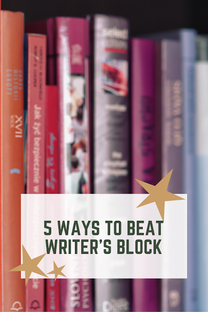 5 ways to beat writer's block from Ginger Li Fantasy Author