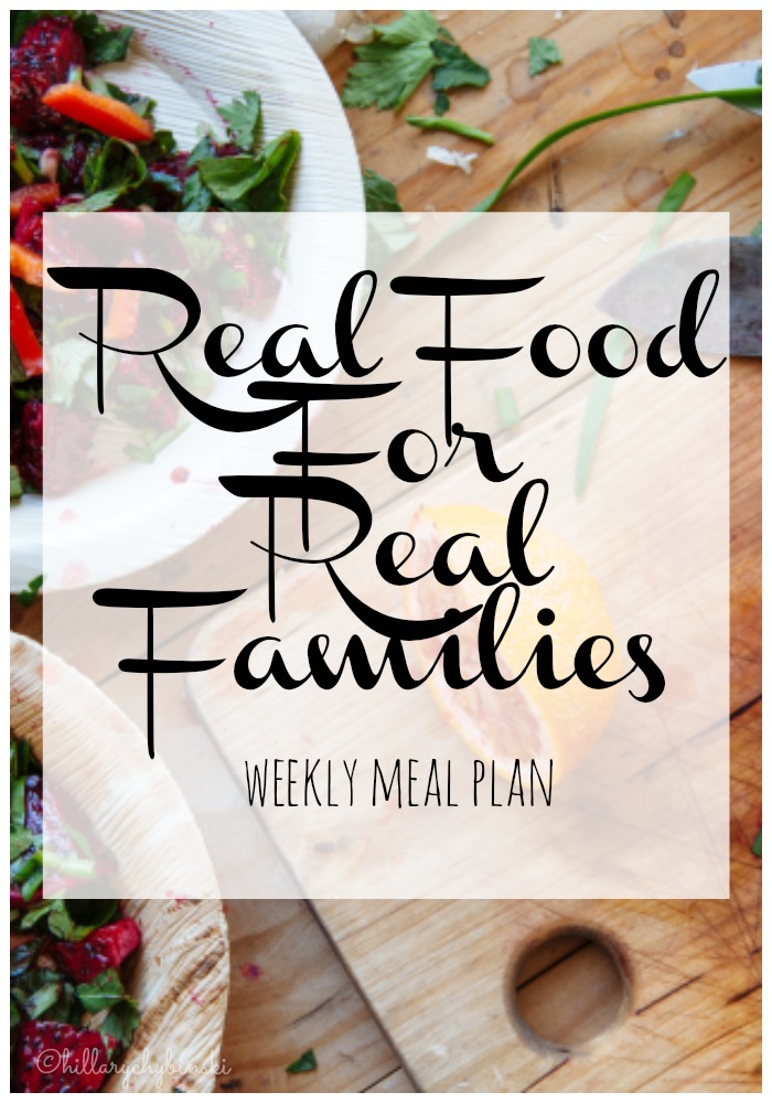 Weekly Meal Plan Ideas sharing real food for real families. Save time and money by planning easy menus for your family.