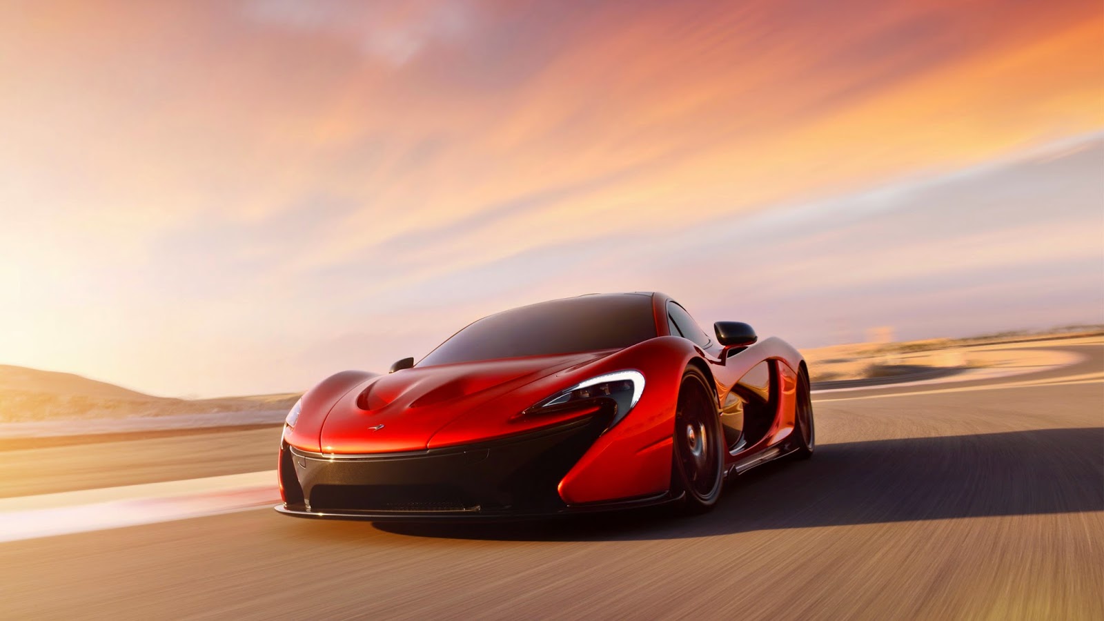 Wallpaper Mobil Sport McLaren Merah Keren