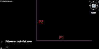 Cara menghubungkan garis sudut di Autocad