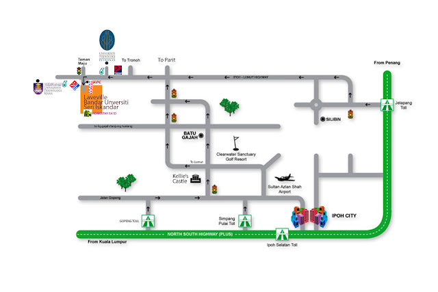 Map from PLUS Highway