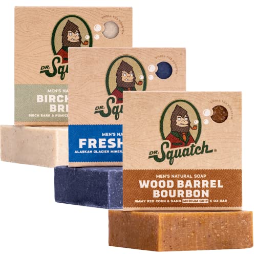 Dr. Squatch MEN’S NATURAL SOAP - Pack of 3