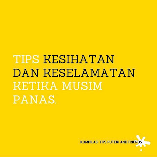 PANAS KESELAMATAN KESIHATAN 